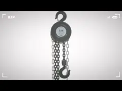 Тип оранжевый цвет 1Т ХСЗ тали с цепью круглой руки поднимаясь самый дешевый video