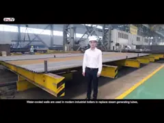 Абсорбция поперечного сечения стены мембраны боилера низкого давления излучающая video