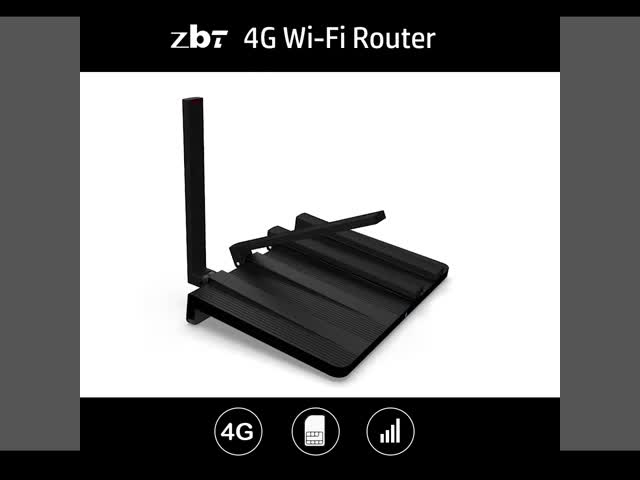 Пластиковое 300mbps Openwrt поджало антенны модема 5dbi 4G Lte