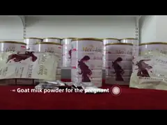 Беременное сухое молоко 800g дамы Матери Молокозавода Козы в олове video