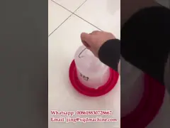 Broiler Outdoor 3kg Plastic Poultry Feed Trays Chicken Drinker