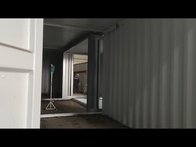 Дом контейнера одностороннего дома контейнера расширения 40HC prefab