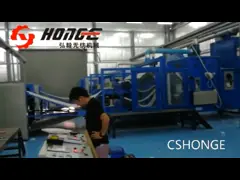 Склейте свободный скрепляя мягкий восходящий поток теплого воздуха полиэстера производственной линии ватина не сплетенный для лоскутных одеял video