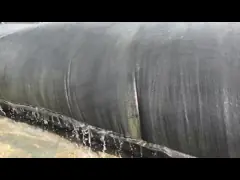 Мобильный и портативный геоконтейнер Geotube для обезвоживания тканой полипропиленовой фильтрации для обезвоживания шлама video