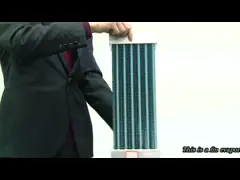 V тип блоки конденсатора охладителя RoHS 7.94mm охлаженные воздухом video