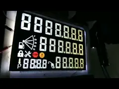 Модуль 22 цифров дисплея TN отрицательный графический LCD распределителя топлива video