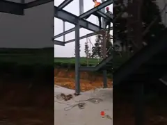 Дома стальной структуры EPS 100mm для аграрных амбаров video