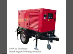 300A сварочный аппарат 450 Muttahida Majlis-E-Amal Tig дуги генератора 20kva Genset постояннотокового сварщика ампера дизельный video