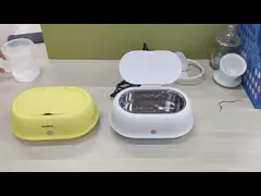 Ультразвуковая машина украшений 0.6L уборщика ультразвуковая, пластиковый цифровой CE noice таймера 35DB низкий video