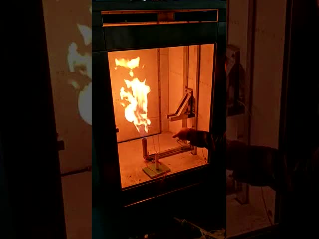 Материалы для покрытий оборудования для испытаний воспламеняемости нержавеющей стали огнеупорные видео