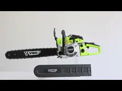 Двойная цепная пила бензина начала 560ml Gasexchange легкая, уточнила лезвие цепной пилы OREGEN более остра и более прочна video