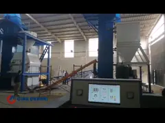 Простая сухая новая технология производственной линии миномета 40TPH video