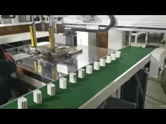 Cosmetic Labels Automatic Stripping Machine 22PCS/Min For Glass Industry