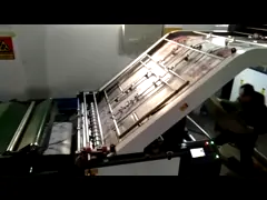 ламинатор каннелюры 1450*1300mm автоматический для упаковки video