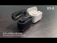 OEM IPX4 резвится беспроводной шум Bluetooth Earbuds отменяя в наушниках уха video