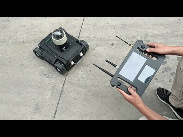 Всенаправленный мобильный взгляд 360° все оборудования наблюдения круглый робот рекогносцировки видео