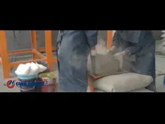 Производственная линия завода миномета горизонтального смесителя порошка замазки 5T/h Multi функциональная сухая video