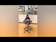 Брошенный алюминиевый один стол компьютера высоты ноги регулируемый video