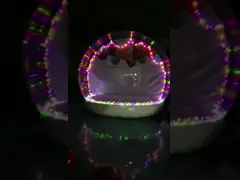 3 Meter Dia Inflatable Snow Globe Photo Booth With Blowing