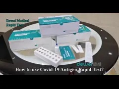 Nasal Swab 15mins Reading Antigen Sample Corona Rapid Test Home Use video