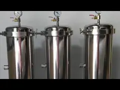 stainless steel water filter housing