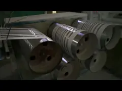 OI-28 LSZH переплело желтую пряжу заполнителя полипропилена FR мягкое облегченное 50000D аттестовало пряжу заполнителя video