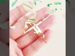 Hypoallergenic Womens Engraved 45MM Thin Bar Bracelet