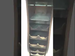 Цвет черноты шкафа пола шкафов хранения КД ДВД МДФ часов пола шкафа хранения формы башни деревянный деревянный video