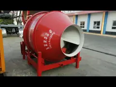 Смеситель смесителя JZC350 35m3/H двойного вала конкретный электрический портативный конкретный video