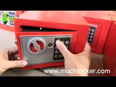 Металлические деньги Домашний офис хранилище сейф video