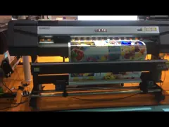 Цветной принтер печатной машины винила Stormjet 1.8m Eco растворяющий video