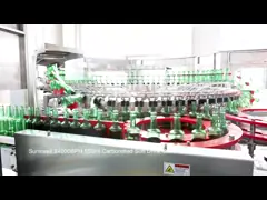 Машина завалки сока воды соды жидкостным Carbonated напитком video