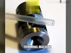 машина утески катетера высокой точности для медицинских катетеров или cannulas video