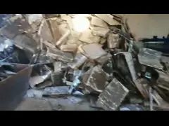 Radiator recycling machine