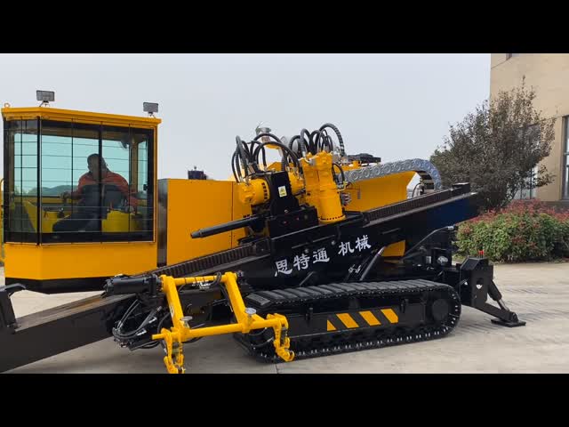 Низкая работая машина расточкой Hdd отвода шума 600KN горизонтальная видео