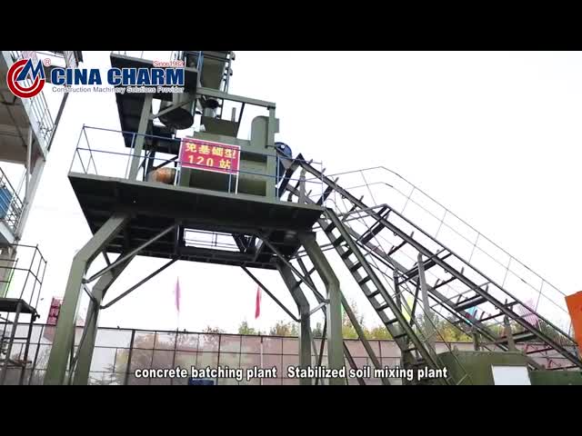 завод электрического мобильного конкретного завода серии 35m3/hr неподвижный конкретный дозируя