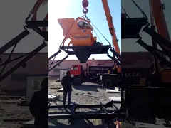 Смешивание Hzs25 25m3/H готовое смешало заранее конкретный дозируя смешивать завода влажный video