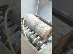 2.5t/H сдают в утиль шредер вала паллетов бумаги автошины двойной video