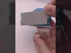 Серая охлаждая электронная ультра мягкая термальная проводная пусковая площадка, лист 1.5w/Mk силиконовой резины с твердостью 60 Shore00 video