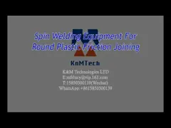 Ультразвуковой роторный сварщик закрутки для круглого пластикового присоединения трения video