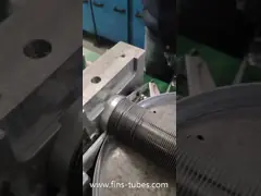 China Air Cooled Aluminum Evaporator Coil Extruded Copper Low Fin Tube Inner Grooved For Heat Exchanger supplier