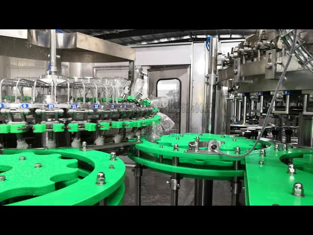 beer glass botte filling machine, carbonated drink  rinser filler capper