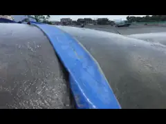 Шуга KN/M GT500 высокопрочное 75/105 или 70/90 Dewatering Geotube для обработки сточных водов и драгируя проект video