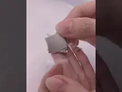 Серый высоковольтный восходящий поток теплого воздуха Heatsink изоляции прокладывает TIF100-20-11S не токсические 2.0W/mK на микро- берег 00 трубы жары 45 video