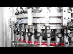 Алюминий напитка может заполняя машина запечатывания для воды пива сока Carbonated video