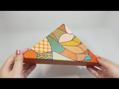 Good Quality Triangle Shaped Gift Packaging Box For Scarf