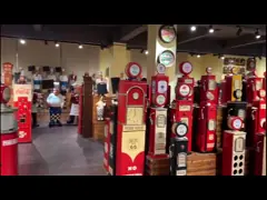 Цвет античного деревянного дизайна коробки столба шкафов хранения организатора хранения КД ДВД декоративного красный video