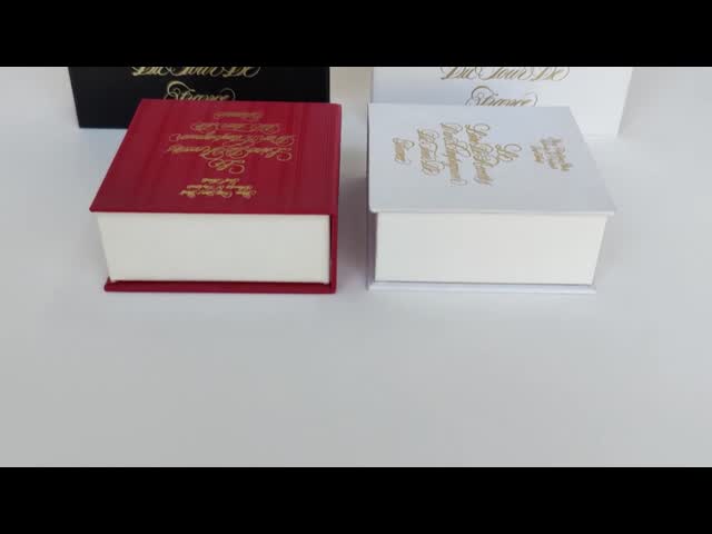 Luxury Custom Gold Foil Stamping Book Shaped Chocolate Packing Gift Packaging Box with Tray