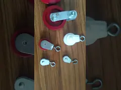 Nylon 4.5cm Plastic Rope Pulley For Poultry Chicken House Drinking System