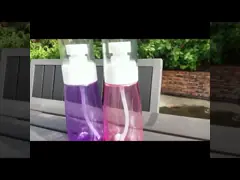 Прозрачная розовая бутылка брызг тумана стороны 3.38oz 100ml video